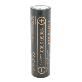 Акумулятор 18650 Li-Ion LiitoKala Lii-35A, 3500mah (3550-3650mah, 3.7V (2.75-4.2V), Black, PVC BOX