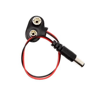 Перехідник 9V крона (прямий) - роз'єм живлення 5.5х2.1