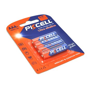 Батарейка лужна PKCELL LR03 Alkaline блістер 4шт.