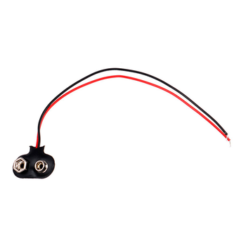 Переходник 9V крона (угловой) под пайку