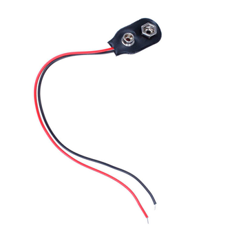 Переходник 9V крона (угловой) под пайку