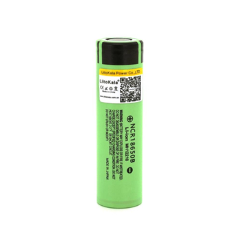 Акумулятор 18650 Li-Ion LiitoKala Lii-34B, 3400mAh (3200-3400mAh), 3.7V (2.75-4.2V), Green, PVC BOX