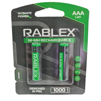 Акумулятор RABLEX HR03/AAA 1000mAh 2шт/блістер
