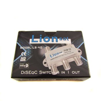Коммутатор DiSEqC 4x1 Lionsat LS-40 Коммутатор DiSEqC 4x1 Lionsat LS-40