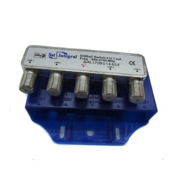 Коммутатор DiSEqC 4x1 Sat Integral в корпусе
