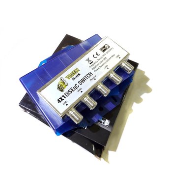 Коммутатор DiSEqC 4x1 Tiger TS-41M в корпусе Коммутатор DiSEqC 4x1 Tiger TS-41M в корпусе