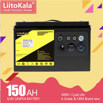 Акумулятор LiitoKala LiFePO4 DC-12V150Ah+LCD Акумулятор LiitoKala LiFePO4 DC-12V150Ah+LCD
