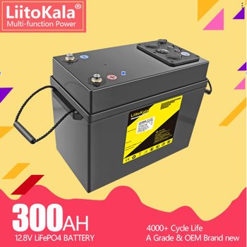 Акумулятор LiitoKala LiFePO4 DC-12V300Ah+LCD Акумулятор LiitoKala LiFePO4 DC-12V300Ah+LCD