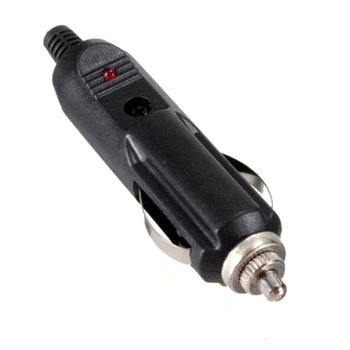 Штекер (1-0353) автоприкурювача з запобіжником і світлодіодом