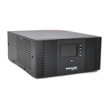 Источник бесперебойного питания (ИБП) BRAZZERS BRSW-LFP-800-12 (640Вт), под внешний АКБ 12V(LiFePo4/GEL/AGM), ток заряда 10/20A