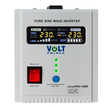 Источник бесперебойного питания (ИБП) Volt Polska Sinus PRO 1000E 12V 220V