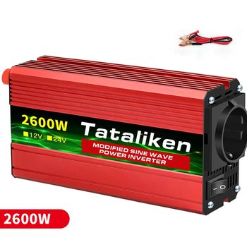 Инвертор напряжения с модифицированной синусоидой 2600W Tataliken