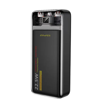 Повербанк (PowerBank) AWEI P78K 20000mAh 22.5W (Чорний)