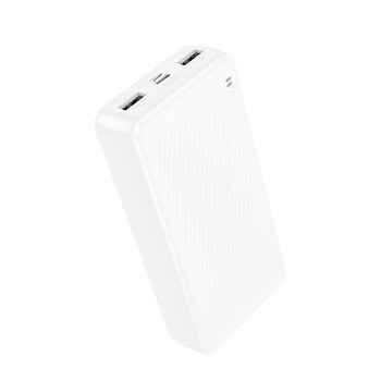 Повербанк Borofone BJ55A Graceful 20000 mAh (Бiлий) Повербанк Borofone BJ55A Graceful 20000 mAh (Бiлий)
