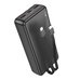 Повербанк Borofone BJ57A Graceful 22.5W+PD20W with cable 20000 mAh (Чорний)