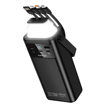 Повербанк (PowerBank) Borofone BJ65 High 22.5W+PD20W+чотири кабелі 30000mAh (Чорний) 