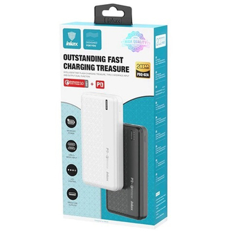Повербанк (PowerBank) INKAX PBQ-02A 20000mAh (Чорний)
