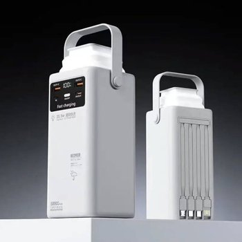 Повербанк (PowerBank) Kensa KP-102 30000 mAh PD30W+QC22.5W (Білий) Повербанк (PowerBank) Kensa KP-102 30000 mAh PD30W+QC22.5W (Білий)