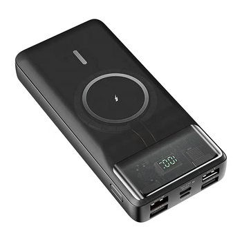 Повербанк (PowerBank) Konfulon M17W 20000 mAh PD20W+QC22.5W (Чорний)