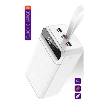 Повербанк (PowerBank) Power Way QC60 60000 mAh PD20W+QC22.5W (Білий)