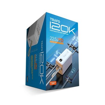 Повербанк (PowerBank) Power Way Trafo 120000 mAh PD20W+QC22.5W (Чорний)