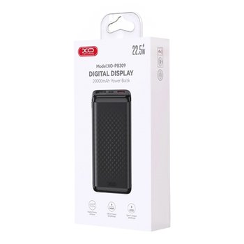 Повербанк (PowerBank) XO PB309 22.5W Digital Fast Charger 20000mAh (Чорний) Повербанк (PowerBank) XO PB309 22.5W Digital Fast Charger 20000mAh (Чорний)