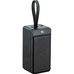 Повербанк (PowerBank) XO PR158 QC22.5W PD20W digital display, with light, 50000 mAh (Черный)