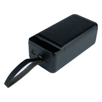 Повербанк XO PR159 QC22.5W PD20W digital display, with light, 60000 mAh (Чорний)