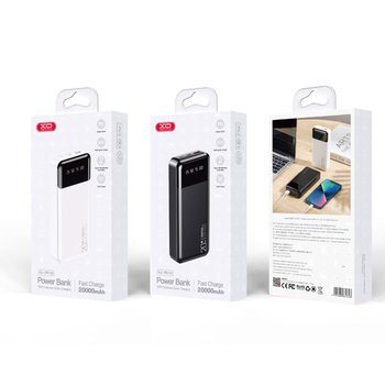 Повербанк (PowerBank) XO PR192 PD20W/QC18W digital light display 20000 mAh (Белый)