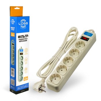 Сетевой удлинитель Loga L-901 1,5m