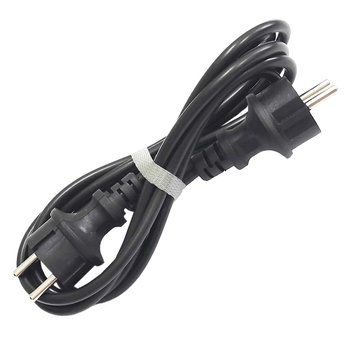 Шнур для підключення генератора LOGA 2*1.5мм чорний, 16А, 1м (Папа-Папа)