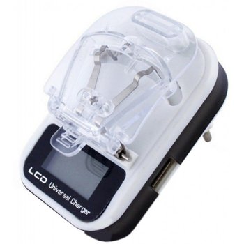 Зарядное устройство лягушка для аккумуляторов с экраном HY02