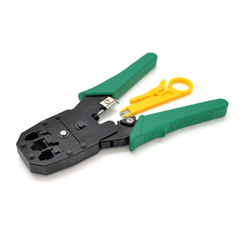 Инструмент для обжимки MLT-4 RJ-45 (8P8C) и RJ-12/11 (6P6C), 4P/6P/8P
