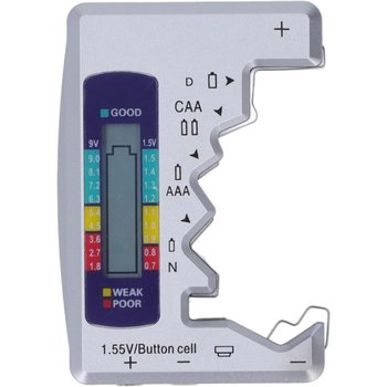 Тестер заряду батарей AA, AAA, Крона 