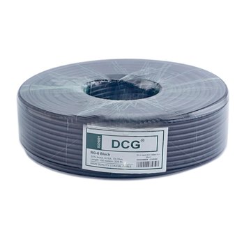Коаксиальный кабель DCG RG-6 черный