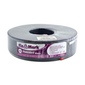 Коаксиальный кабель F660BVF с влагоблокирующим гелем черный 