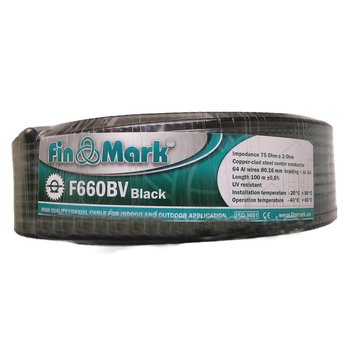 Коаксиальный кабель FinMark F660BV Черный 