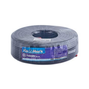 Коаксиальный кабель FinMark F690BV черный (100м)
