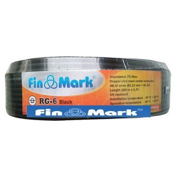 Коаксиальный кабель FinMark RG-6 черный