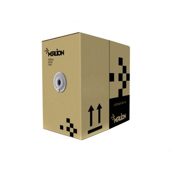 Вита пара мідь (06394) MERLION UTP, КПВ-ВП (100) 4P 24AWG, iзоляцiя ПВХ, 305м, Чорний Вита пара мідь (06394) MERLION UTP, КПВ-ВП (100) 4P 24AWG, iзоляцiя ПВХ, 305м, Чорний