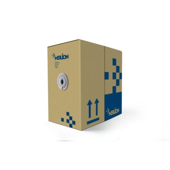 Вита пара мідь (09009) MERLION UTP, КПВ-ВП (100) 4P 24AWG, iзоляцiя ПВХ, 305м, Білий Вита пара мідь (09009) MERLION UTP, КПВ-ВП (100) 4P 24AWG, iзоляцiя ПВХ, 305м, Білий