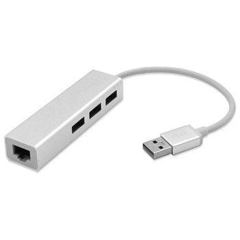 USB-Хаб 3хUSB3.0 + RJ45 Lan адаптер