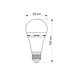 LED лампа TITANUM A68 10W E27 4000K 220V аккумуляторная LED лампа TITANUM A68 10W E27 4000K 220V аккумуляторная