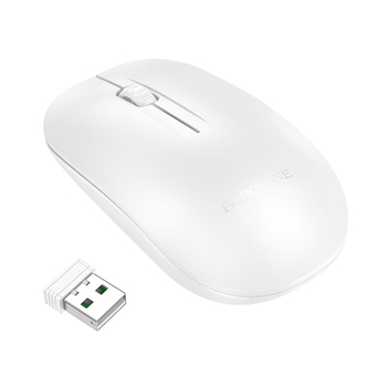 Миша бездротова Borofone BG14 Planet 2.4G + Bluetooth (Білий)