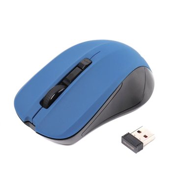 Беспроводная мышь Maxxter Mr-337-Bl Blue USB