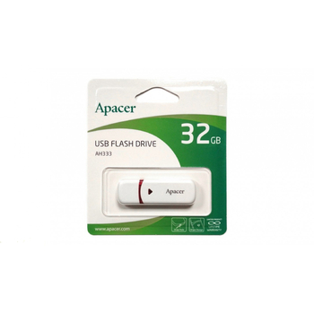 Флеш пам`ять USB 32GB Apacer AH333 White (AP32GAH333W-1)