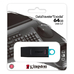 Флеш-накопитель USB 3.2 64GB Kingston DataTraveler Exodia BlackTeal (DTX64GB)