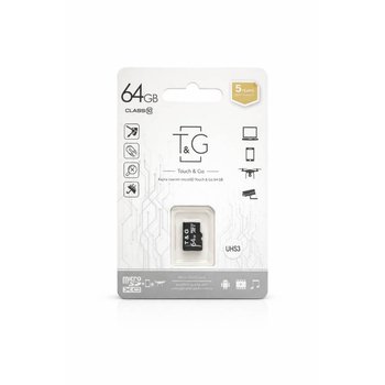 Карта пам`ятi 64GB MicroSDXC UHS-I/U3 Class 10 T&G (TG-64GBSDU3CL10-00)
