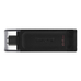 Флеш-накопитель USB3.2 64GB Type-C Kingston DataTraveler 70 Black (DT7064GB)
