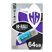Флеш пам'ять USB 64GB Hi-Rali Rocket Series Blue (HI-64GBVCBL)